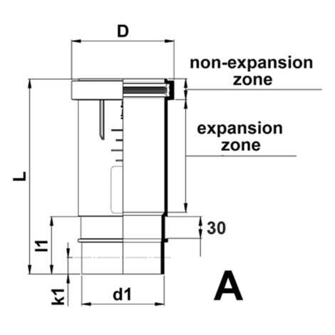 Expansion socket with anchor pointWith protection plug