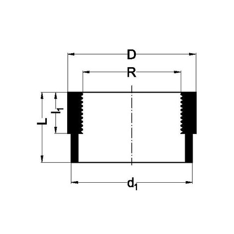 Female thread adaptor short