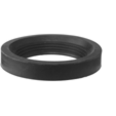 Rubber seal for floor-lavatory socket/bend