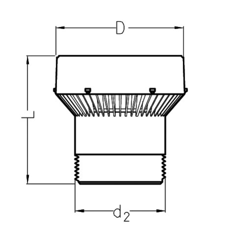 STUDOR Tec-Vent NPT 1.5"