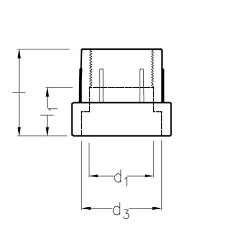 STUDOR Mini-Vent NPT 1,5" with US PVC adaptor