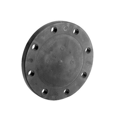 Blind flange PP ductile iron core<br>Dimensions according to DIN 2501 PN10