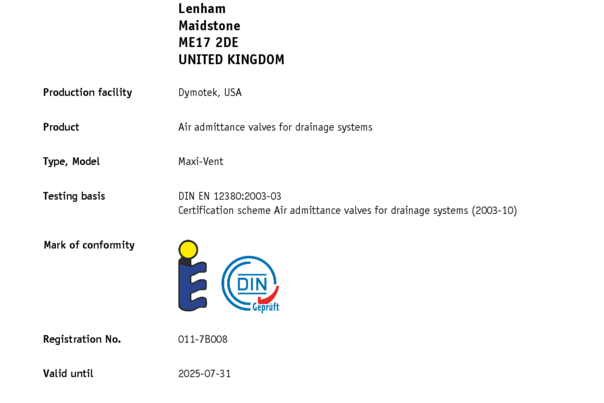 STUDOR Maxi-Vent DIN-CERTCO CE KEYMARK DIN EN 12380.2003-03.pdf