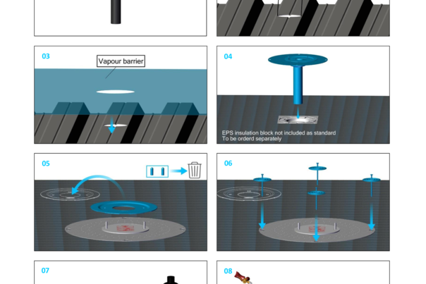 Akasison metal roof outlet L/XL75 bitumen - code 747342