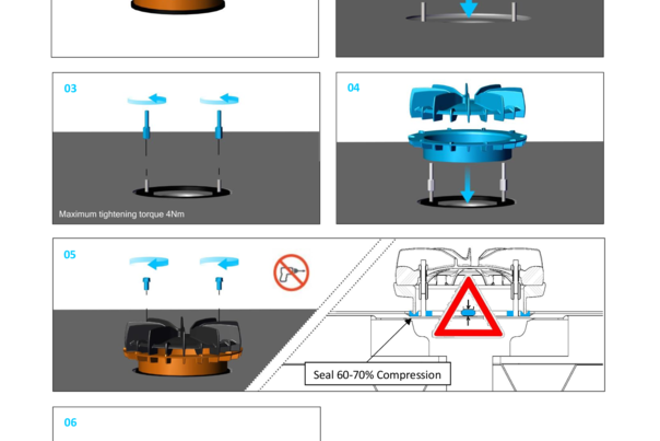 Akasison emergency overflow set height 45mm - code 747552